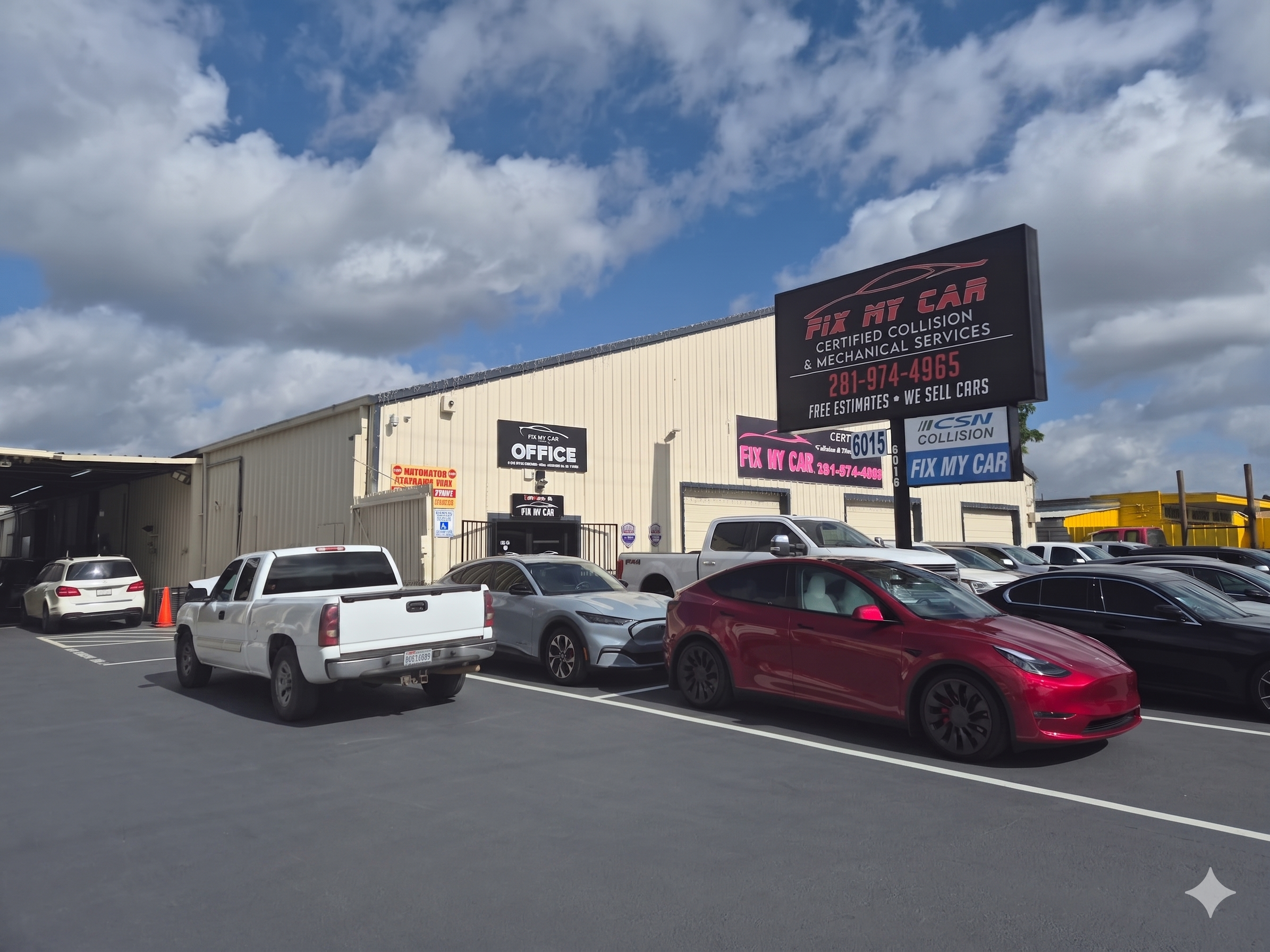 fix my car en Houston, Texas. Taller de mecanica